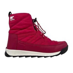 Sorel Whitney II Winter Snow Booties Youth Size 7 EU39 Insulated Fuchsia Pink